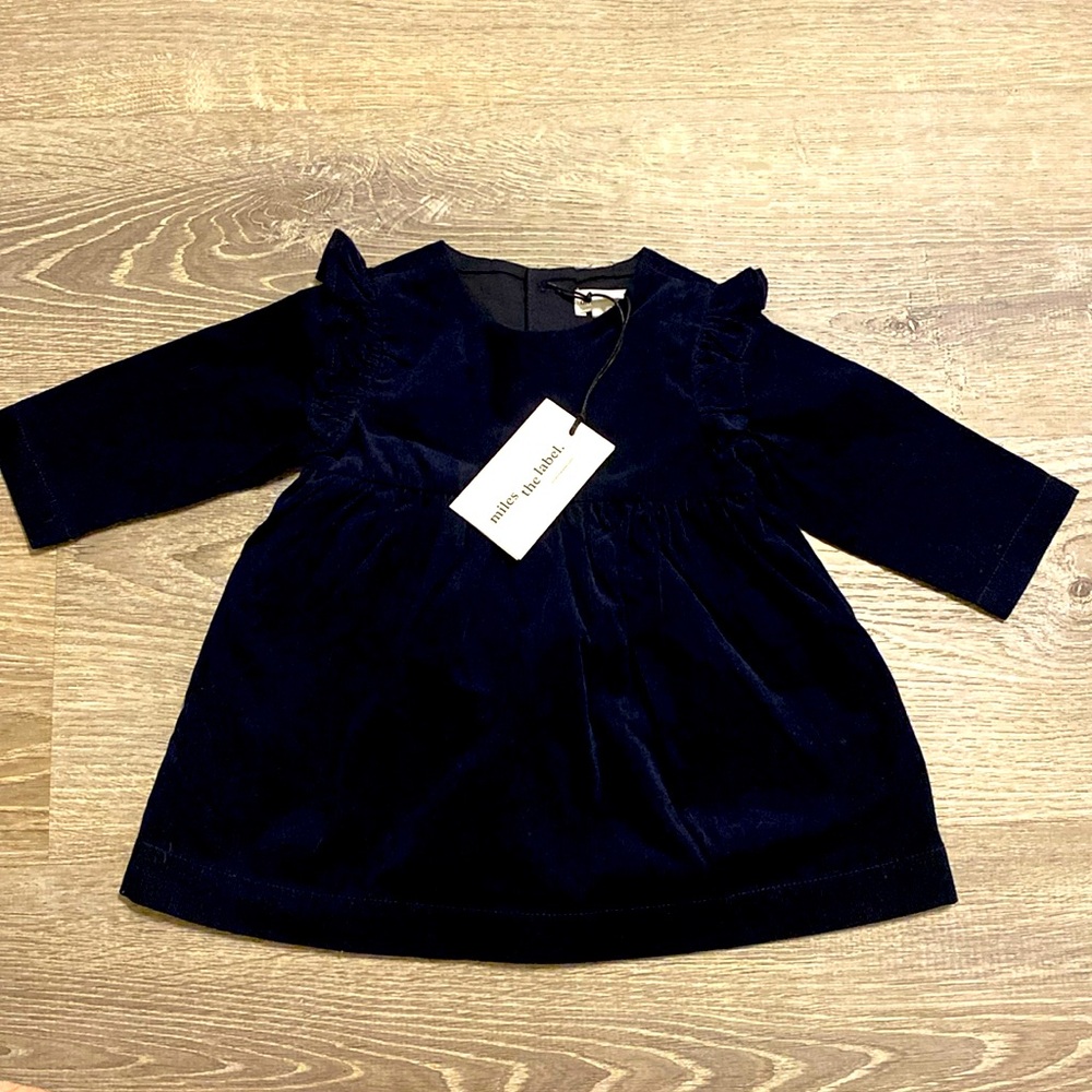 Miles the Label Navy blue corduroy dress